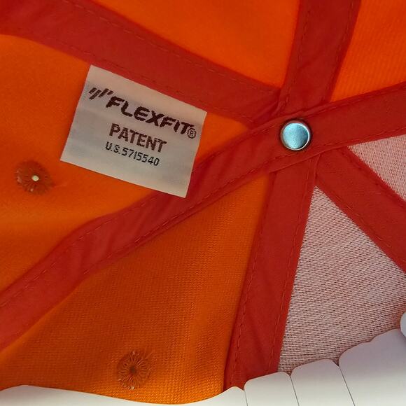 Vtg University of Florida Gators Fitted Flat Bill Hat Cap Orange UF L/XL NCAA - Picture 11 of 11